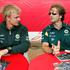 Heikki Kovalainen in Jarno Trulli Lotus