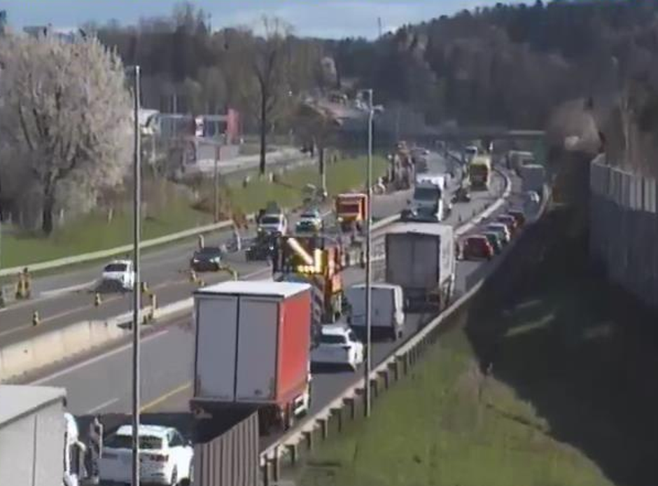zastoj slovenska bistrica štajerska avtocesta | Avtor: Dars nadzorna kamera