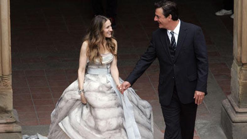 Sarah Jessica Parker in Chris Noth sta v New Yorku pozirala slavni fotografinji