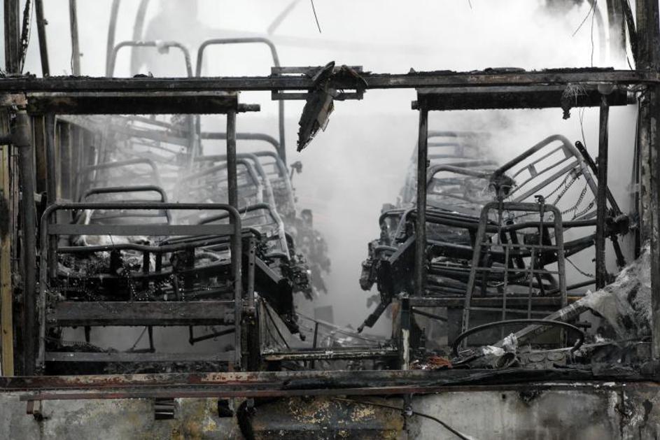 Avtobus požar Hrvaška