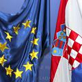 Zastava Hrvaške in EU