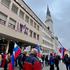 Protesti Janez Janša Celje sodišče sodstvo