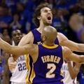 NBA končnica šesta tekma Lakers Thunder Pau Gasol Derek Fisher