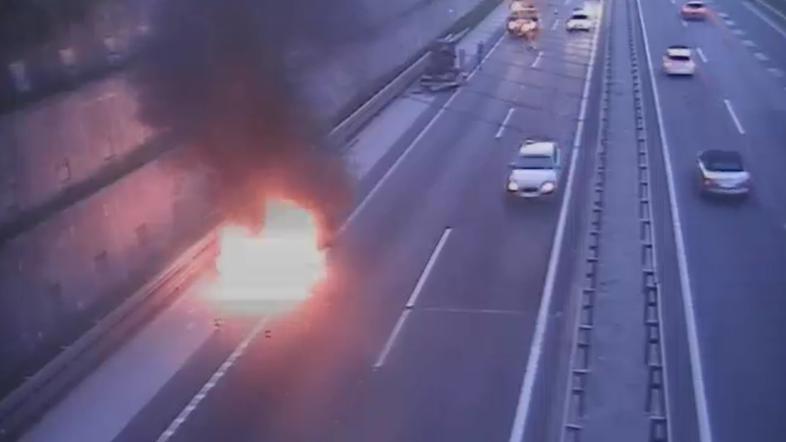 goreče vozilo trojane