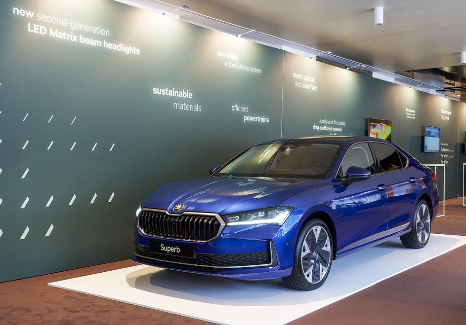 škoda superb, aerodinamika, žarometi