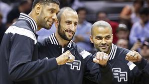 Tony Parker Tim Duncan Manu Ginobili San Antonio Spurs Dallas Mavericks