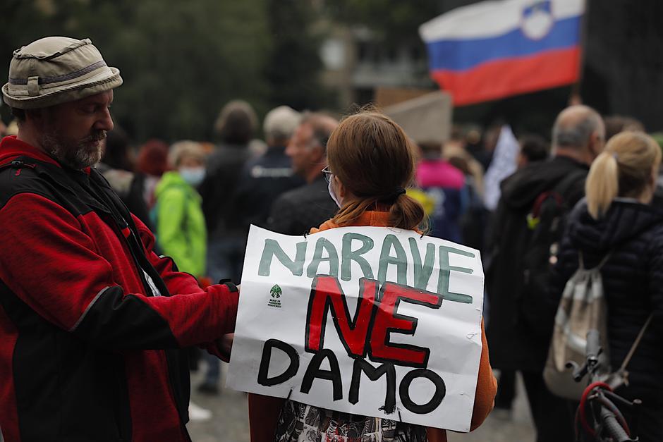 tretji protivladni protest v Ljubljani | Avtor: Saša Despot