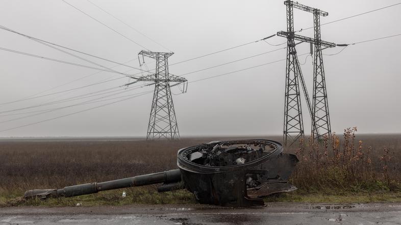 uničen tank Herson