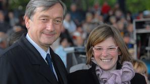 Danilo Türk in hčerka Helena