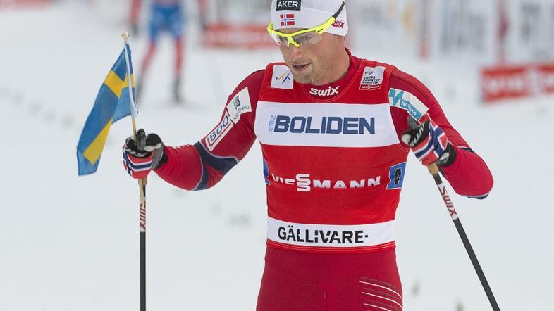 Petter Northug, švedska zastava