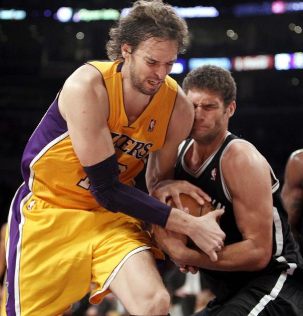 Los Angeles Lakers Brooklyn Nets Gasol liga NBA Brook Lopez