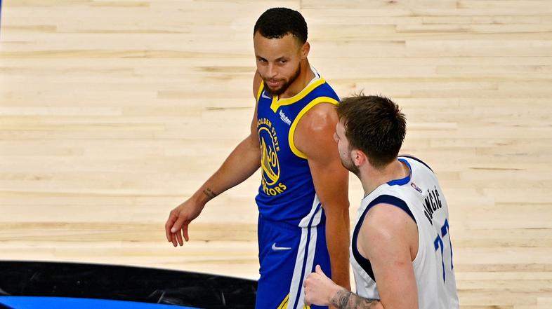 Stephen Curry in Luka Dončić