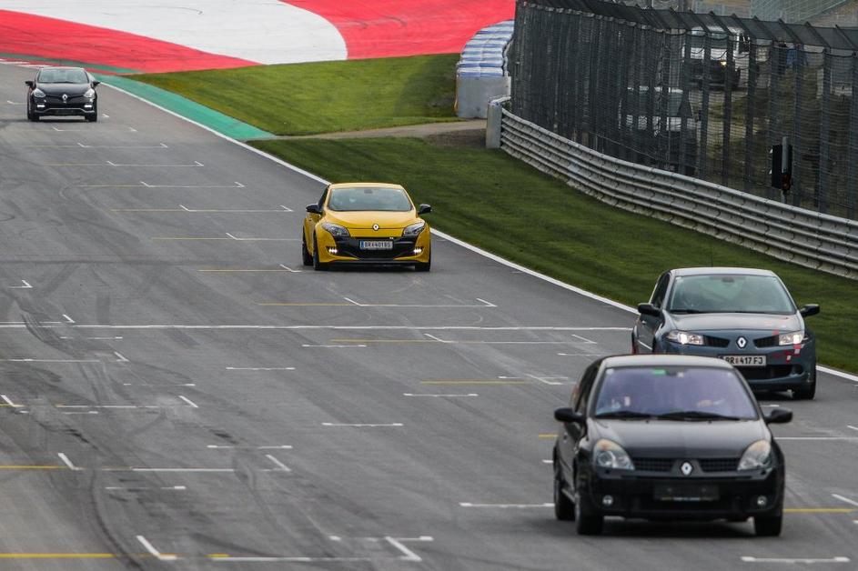 Renault track day, Spielberg