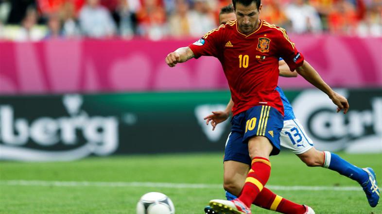 Fabregas Španija Italija Gdansk Euro 2012