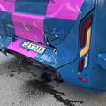 Samovozeči avtobus v nesreči
