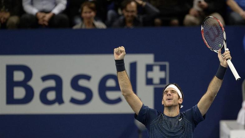 Del Potro masters ATP Basel Švica tenis