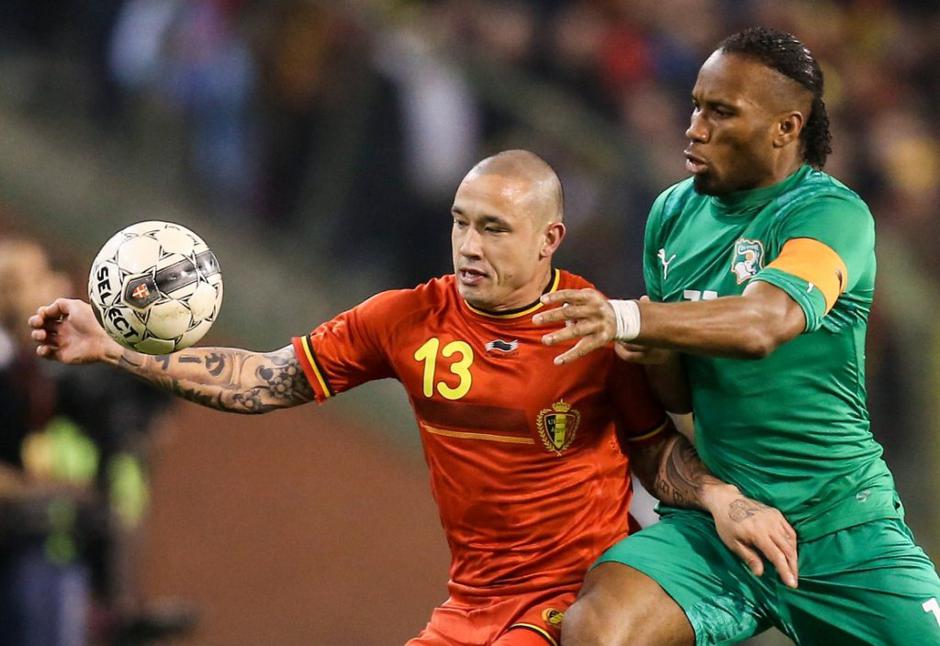 Nainggolan Drogba Belgija Slonokoščena obala prijateljska tekma Bruselj | Avtor: EPA