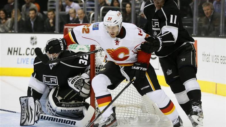 Kopitar Quick Los Angeles Kings Calgary Flames liga NHL Staples Center