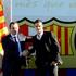 Ibrahim Afellay in predsednik Sandro Rosell