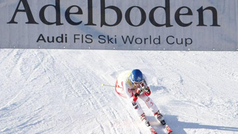 Benjamin Raich je odlično opravil s težko progo v Adelbodnu.