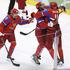Jevgenij Malkin (številka 11) je Čehom zabil dva zadetka. (Foto: Reuters)