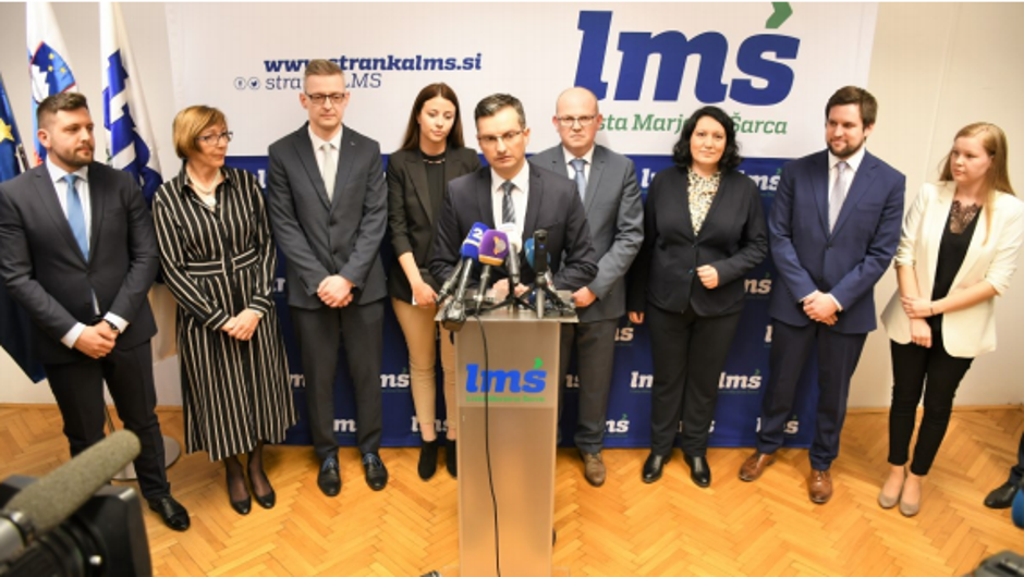 Marjan Šarec, Irena Joveva, evropska lista LMŠ | Avtor: LMŠ