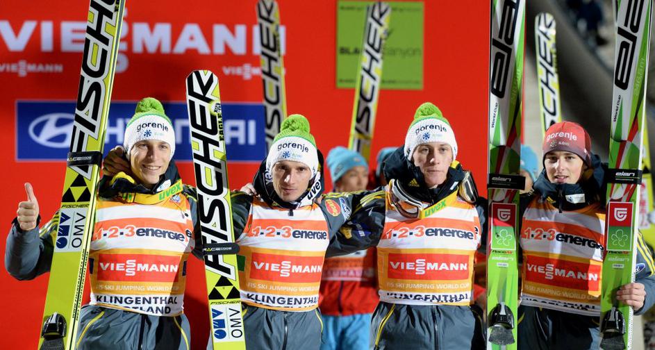 smučarski skoki klingenthal jaka hvala peter prevc robert kranjec jurij tepeš