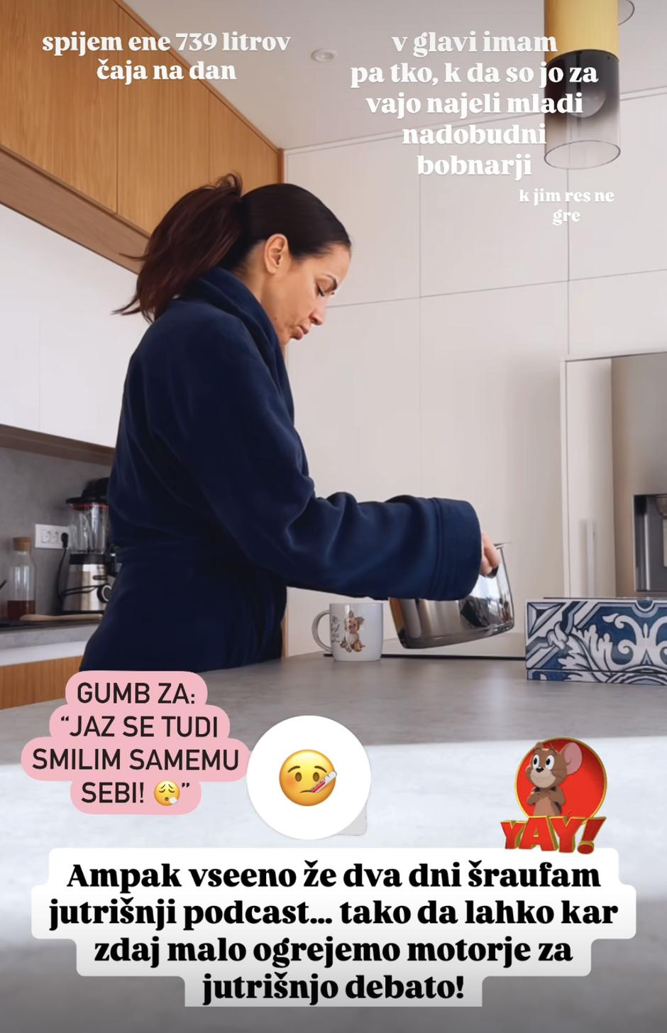 Tina Gaber brez ličil | Avtor: instagram