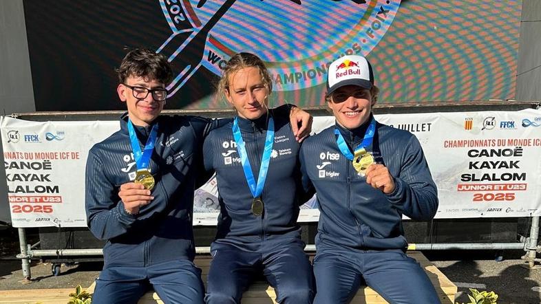 Žiga Lin Hočevar, Tjaš Velikonja in Tadej Tilinger