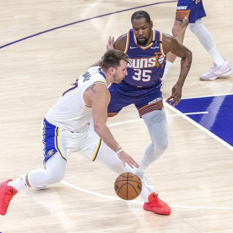 Luka Dončić in Kevin Durant