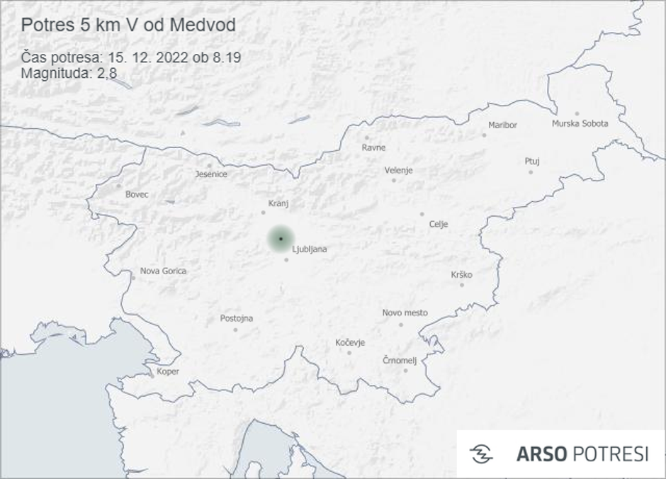 potres Medvode | Avtor: Arso