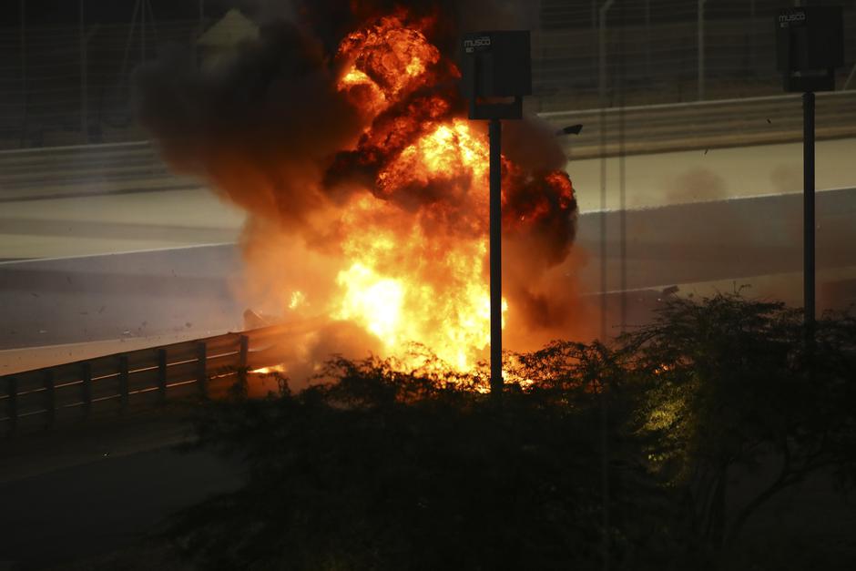 Romain Grosjean VN Bahrajna | Avtor: Epa