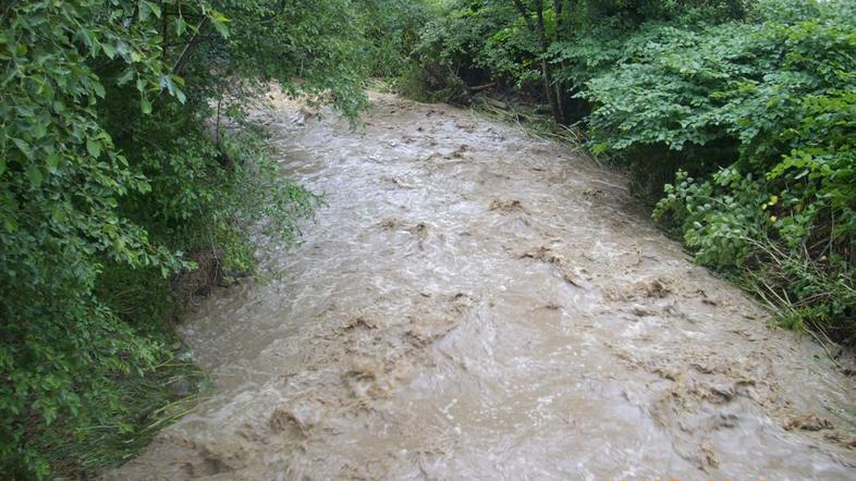 Reke so sicer narasle, a na srečo ne čez kritično mejo in zato niso poplavljale.