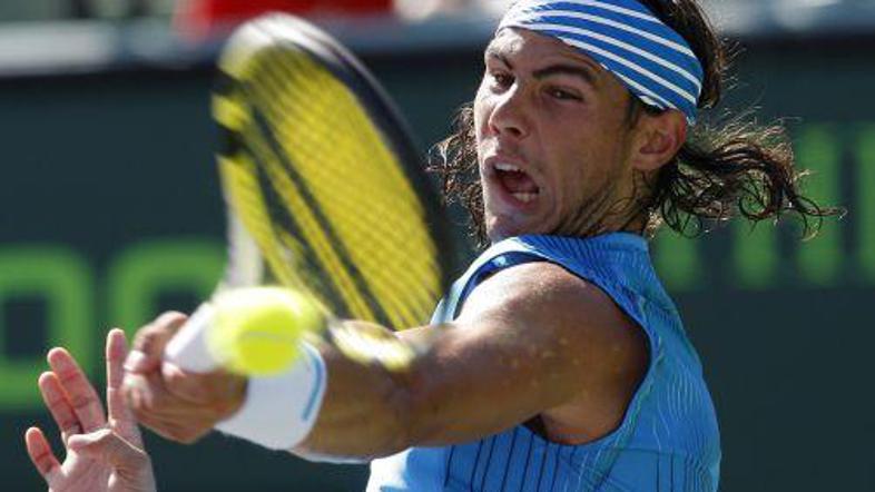 Rafael Nadal je drugič v dveh tednih ugnal Američana Jamesa Blaka.
