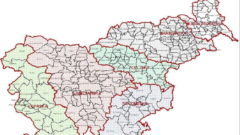 Delovni predlog se naslanja na razdelitev cerkvenih pokrajin. (Foto: Vlada)