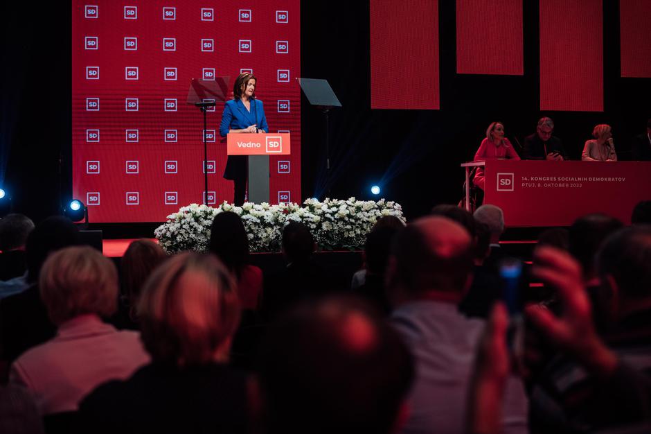 Tanja Fajon kongres SD | Avtor: X