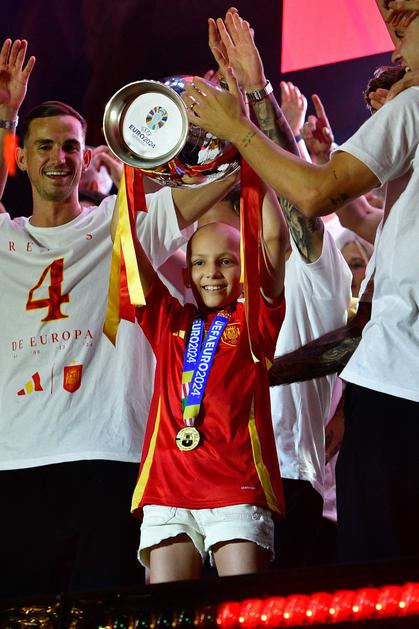 Sprejem španskih nogometašev v Madridu