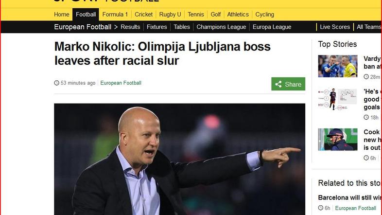 Marko Nikolić, Olimpija, BBC