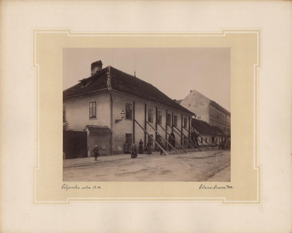 Potres v Ljubljani, Poljanska cesta | Avtor: NUK