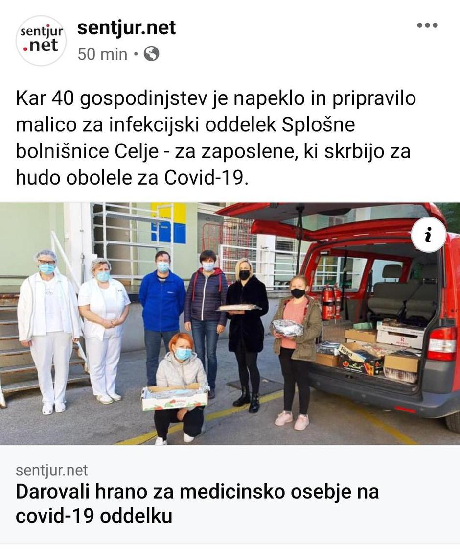 dobrodelna akcija | Avtor: zajem zaslona