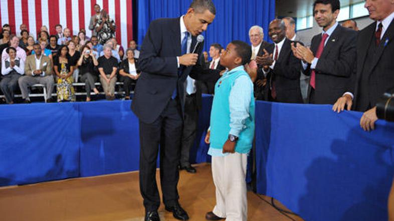 Terencu Scottu je uspelo zmesti Nobelovega nagrajenca za mir.