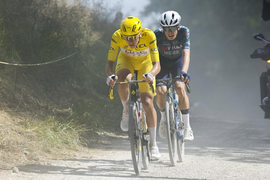 Tadej Pogačar in Jonas Vingegaard | Avtor: Profimedia