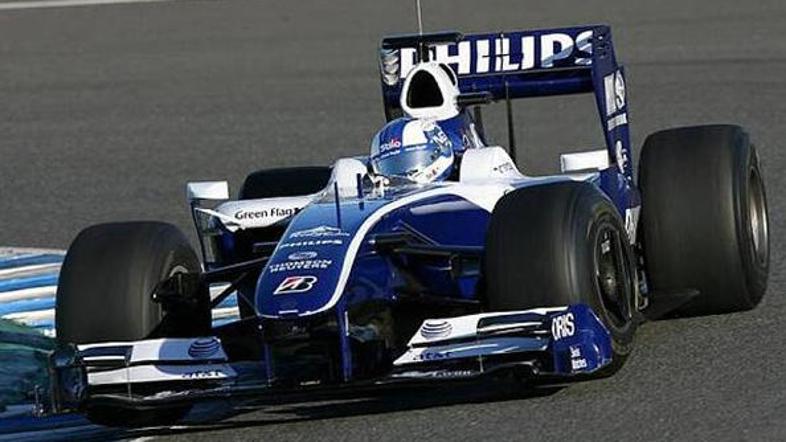Andy Soucek je v torek prvič sedel v dirkalniku formule 1. (Foto: formula1.com)