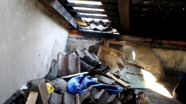 Požar v stanovanju v Slovenj Gradcu.