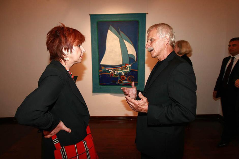 razstava,  Fran%C3%A7ois Gilot, Majda %C5%A0irca, Lendava | Avtor: Žurnal24 main