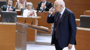 Giorgio Napolitano v državnem z zboru.