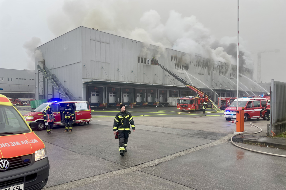 Požar v skladišču Špar v BTC v Ljubljani | Avtor: Anže Petkovšek