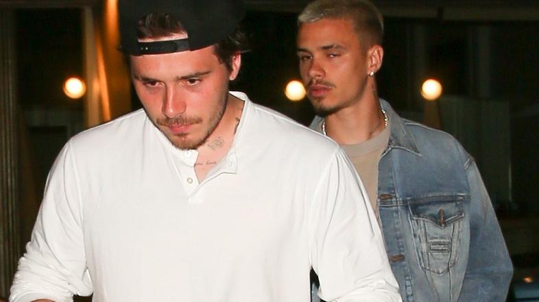 romeo beckham, brooklyn beckham