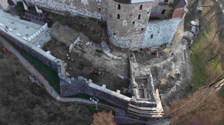 Pogled na izkopno polje