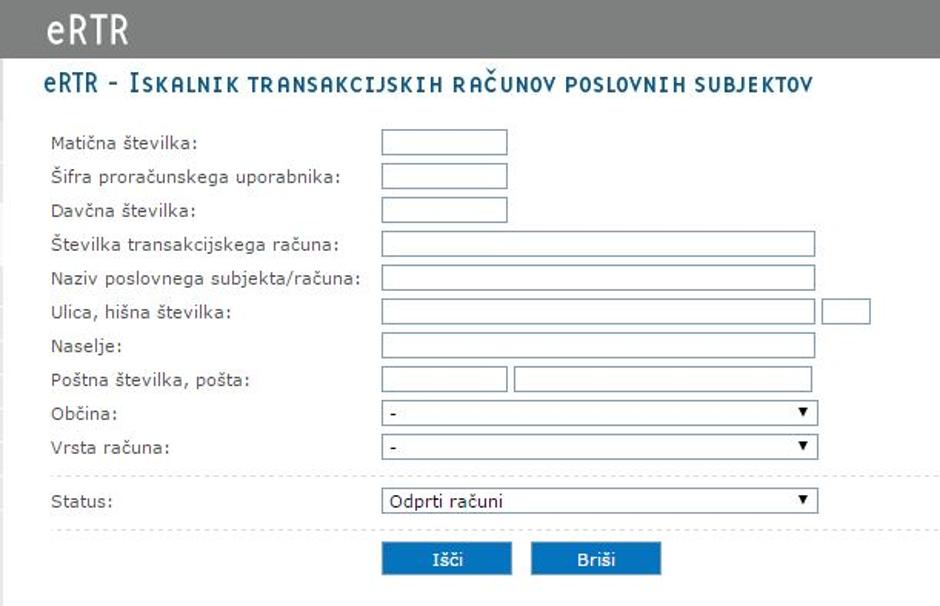 Register TRR  | Avtor: zurnal24.si